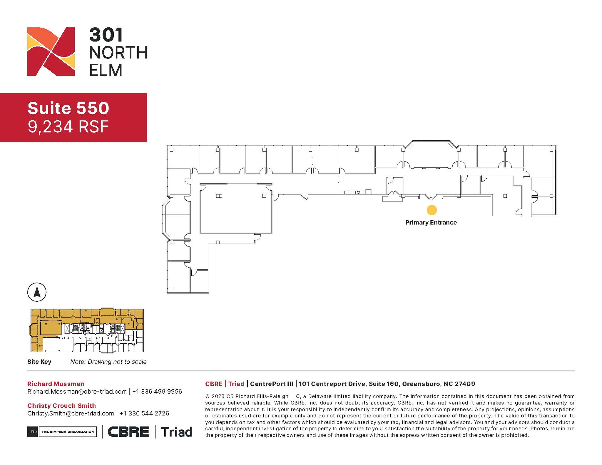 301 N Elm St, Greensboro, NC for lease Floor Plan- Image 1 of 1