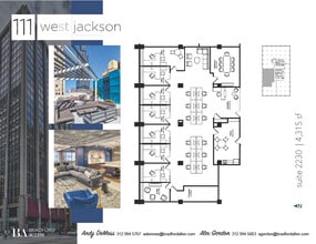111 W Jackson Blvd, Chicago, IL for lease Floor Plan- Image 2 of 3