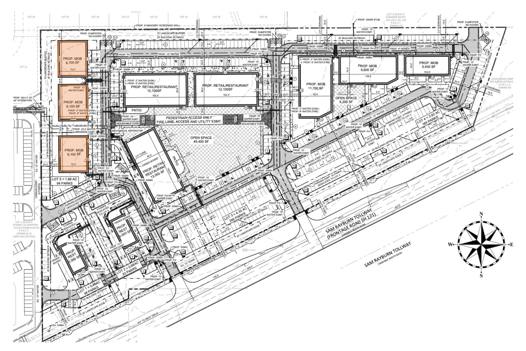 11750 State Hwy 121 Access Road, Frisco, TX for lease Site Plan- Image 1 of 2