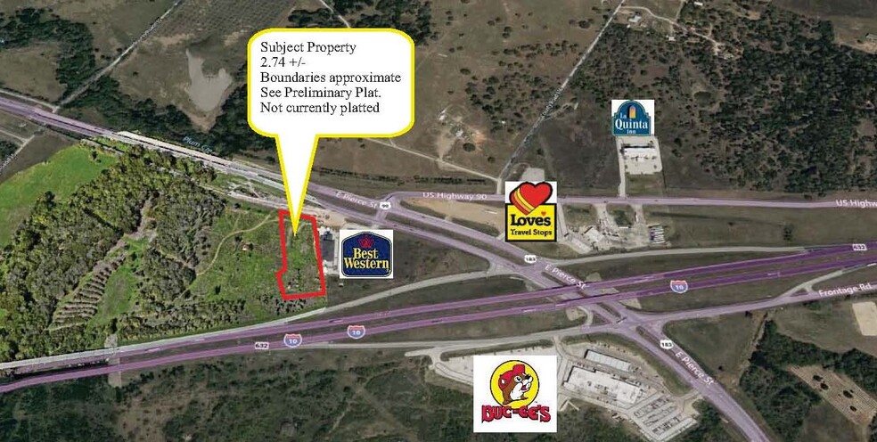 Interstate I-35 & Highway 183, Luling, TX for sale - Building Photo - Image 1 of 2