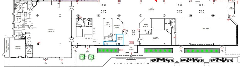 Retail in LA RÉOLE for lease - Floor Plan - Image 2 of 2