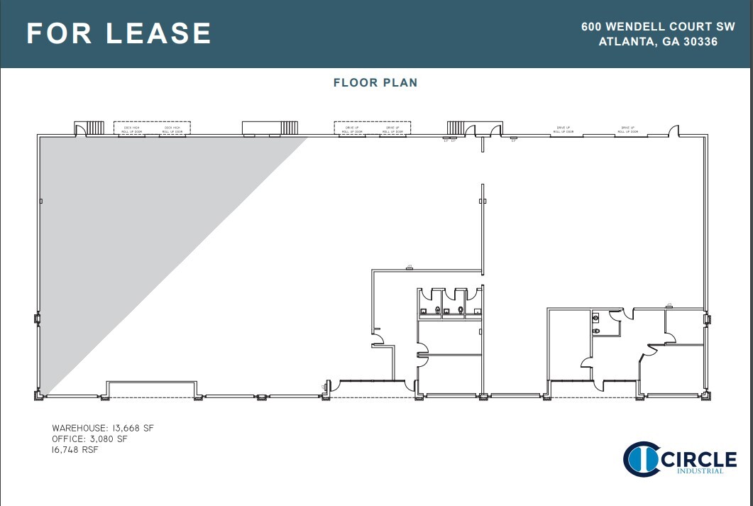 600 Wendell Ct SW, Atlanta, GA for lease Floor Plan- Image 1 of 1