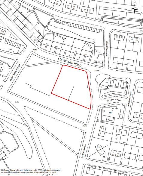 308 Edgefauld Rd, Glasgow for sale - Site Plan - Image 2 of 2