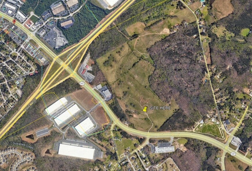 4505 Friendship Rd, Buford, GA for lease - Aerial - Image 2 of 5