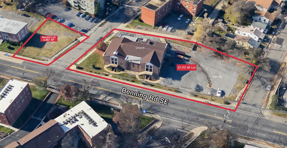 4551 Benning Rd SE, Washington, DC for sale - Aerial - Image 2 of 7