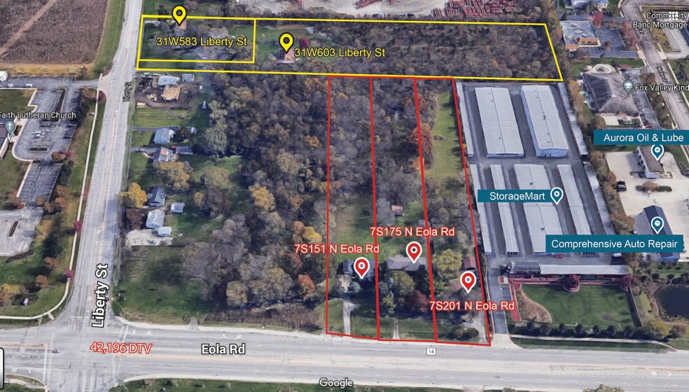 7S201 Eola Rd, Aurora, IL for sale - Aerial - Image 1 of 1