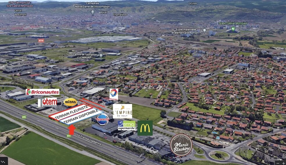 Boulevard François Mitterrand, Gerzat for lease - Aerial - Image 1 of 4