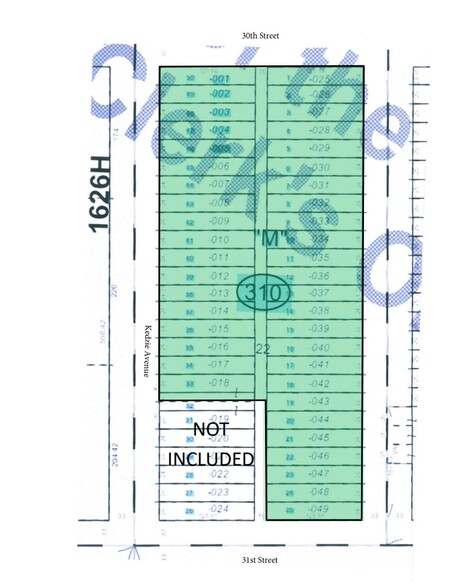 3001 S Kedzie Ave, Chicago, IL for sale - Plat Map - Image 2 of 4