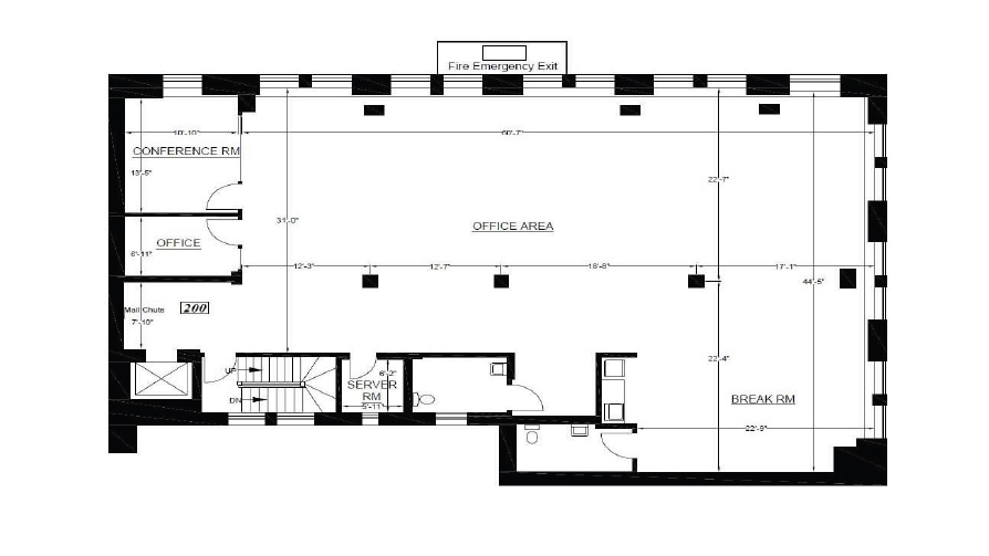 111 Ellis St, San Francisco, CA for lease - Floor Plan - Image 2 of 17