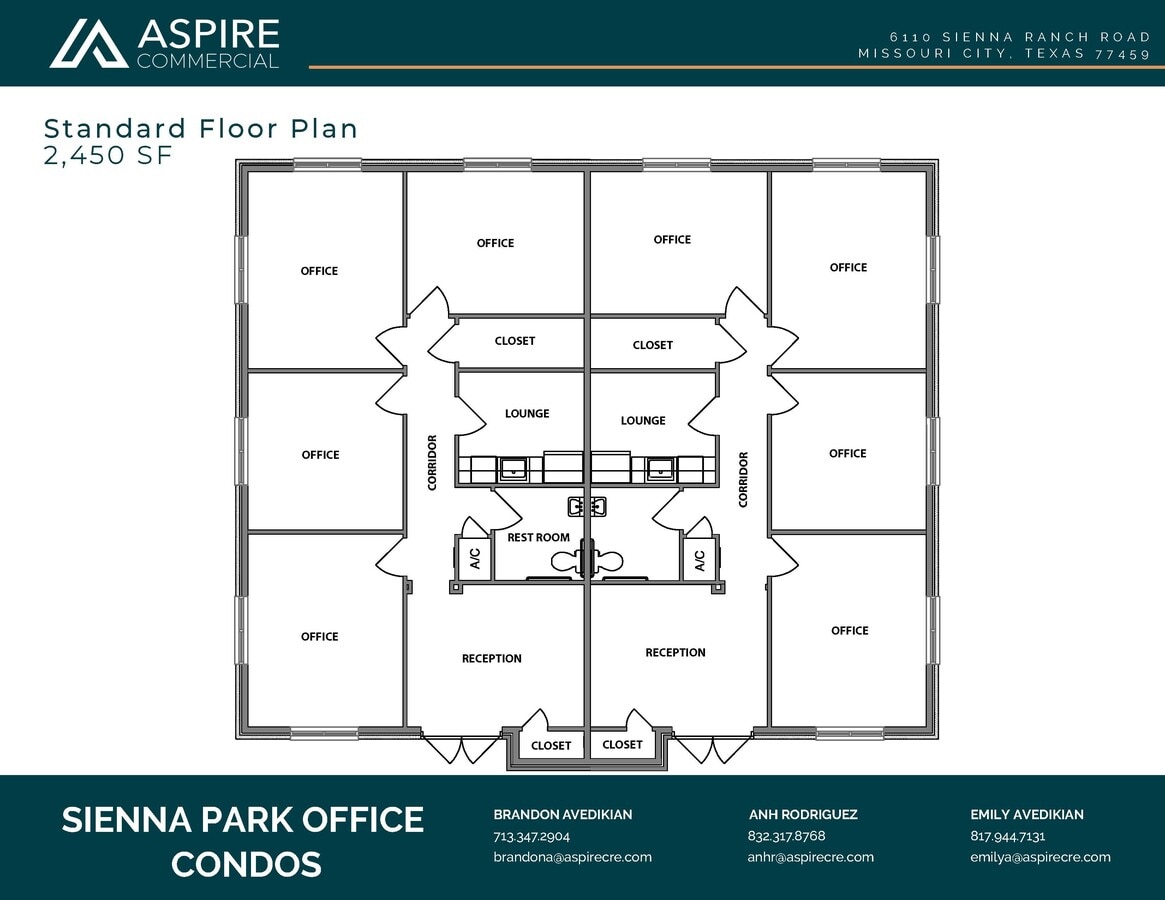 6110 Sienna Ranch, Missouri City, TX 77459 - Unit 602 -  - Floor Plan - Image 1 of 4