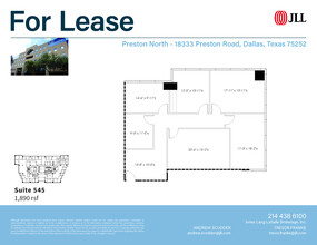 18333 Preston Rd, Dallas, TX for lease Floor Plan- Image 1 of 1