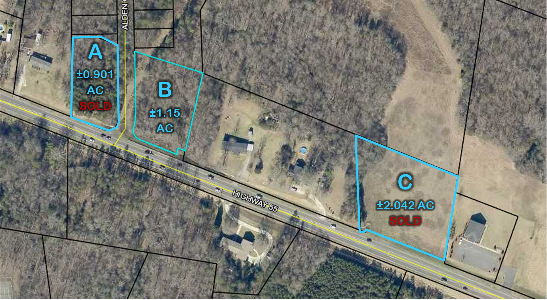 Highway 55 East, Clover, SC for sale Aerial- Image 1 of 2