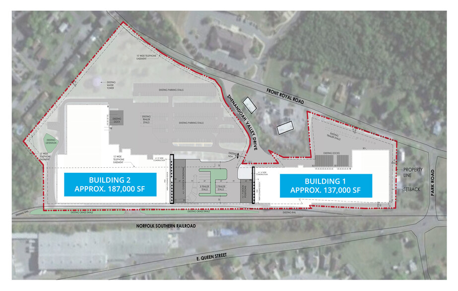 One Shenandoah Valley Dr, Strasburg, VA for lease - Site Plan - Image 3 of 4