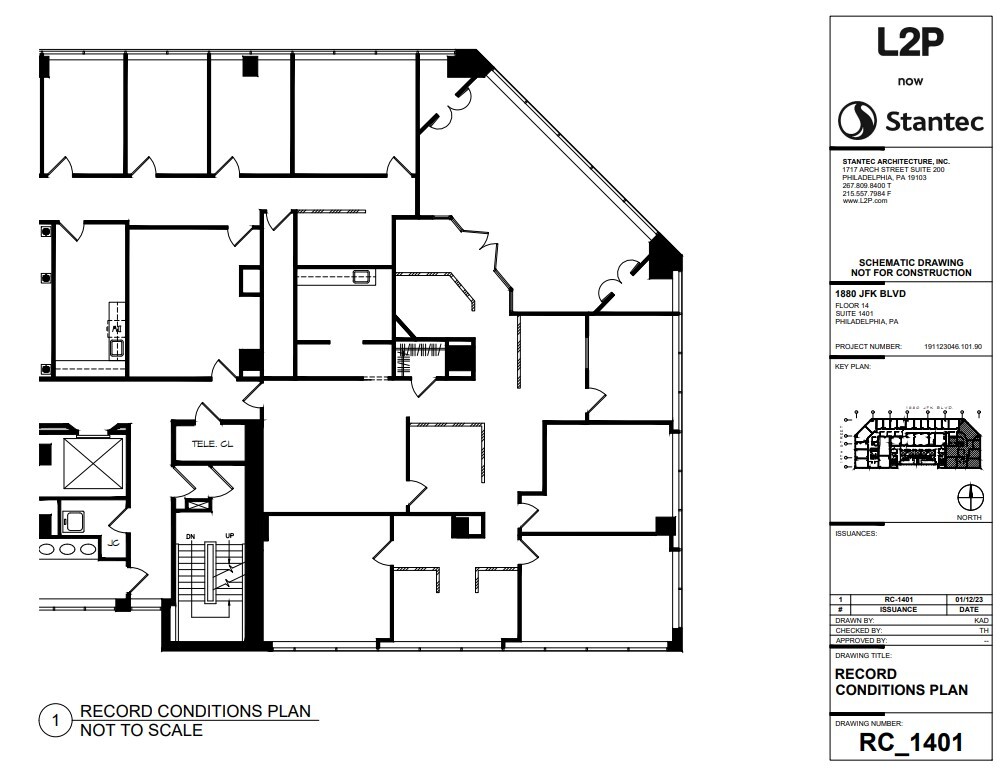 1880 John F Kennedy Blvd, Philadelphia, PA for lease Floor Plan- Image 1 of 1