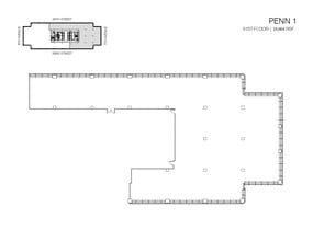 PENN 1, New York, NY for lease Floor Plan- Image 1 of 1