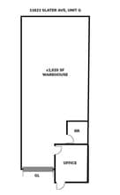 11577 Slater Ave, Fountain Valley, CA for lease Floor Plan- Image 1 of 1