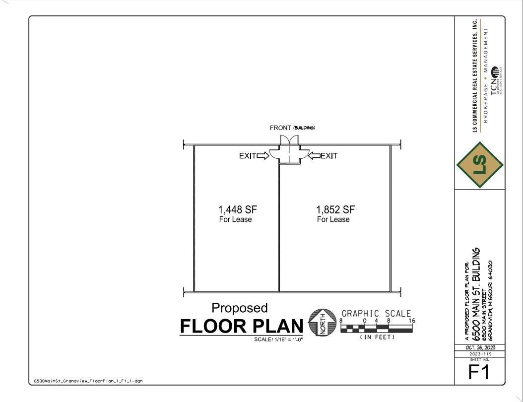 6501 Main St, Grandview, MO for lease Floor Plan- Image 1 of 1