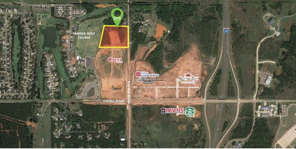 Covell Road & Sooner Rd, Edmond, OK for sale - Aerial - Image 1 of 1
