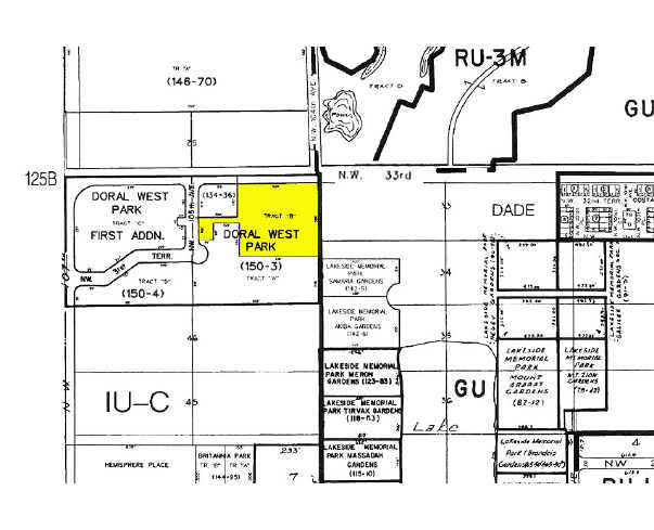 10400 NW 33rd St, Miami, FL for lease - Plat Map - Image 2 of 16