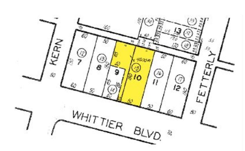 4771 Whittier Blvd, Los Angeles, CA for lease - Plat Map - Image 2 of 2