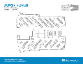 2000 CentreGreen Way, Cary, NC for lease Floor Plan- Image 1 of 1