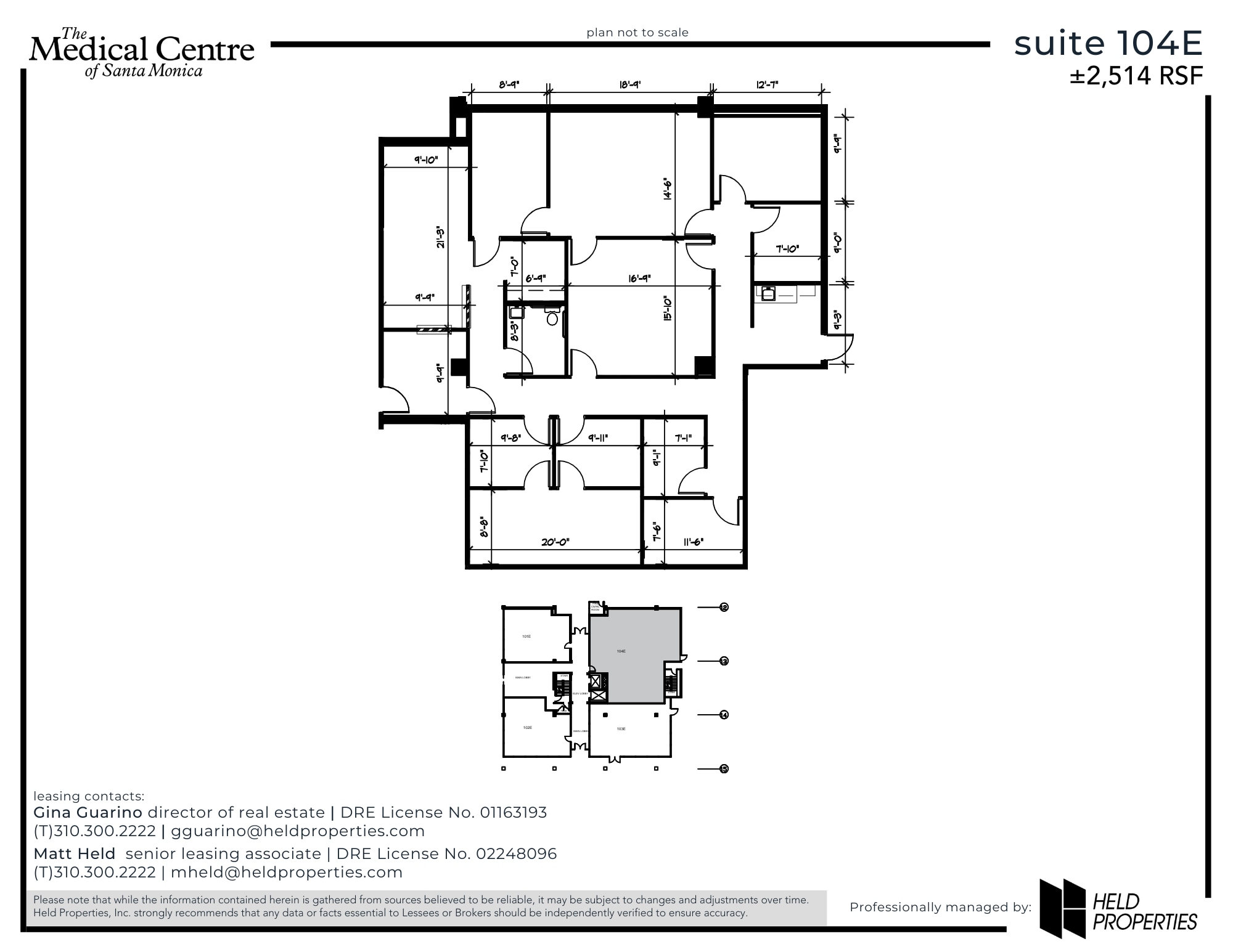 2021 Santa Monica Blvd, Santa Monica, CA for lease Floor Plan- Image 1 of 2