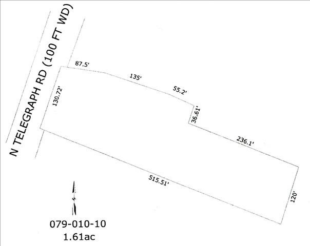 2520 N Telegraph Rd, Monroe, MI for sale - Primary Photo - Image 1 of 1