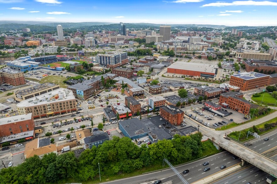 121-129 Water St, Worcester, MA for lease - Aerial - Image 3 of 8