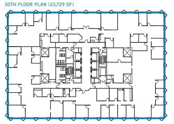 10020 100th St NW, Edmonton, AB for lease Floor Plan- Image 1 of 2