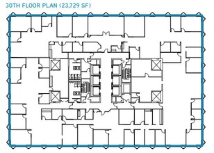 10020 100th St NW, Edmonton, AB for lease Floor Plan- Image 1 of 2