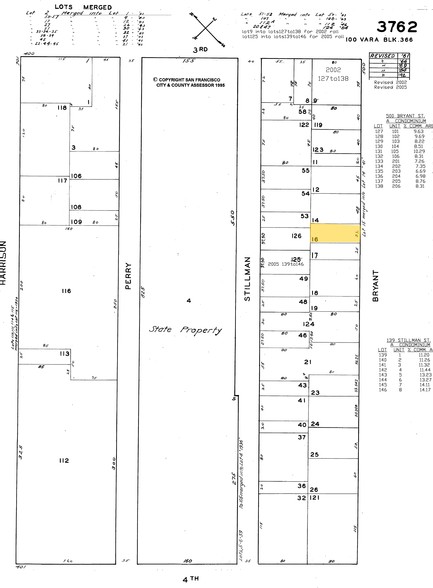 536 Bryant St, San Francisco, CA for lease - Plat Map - Image 2 of 2