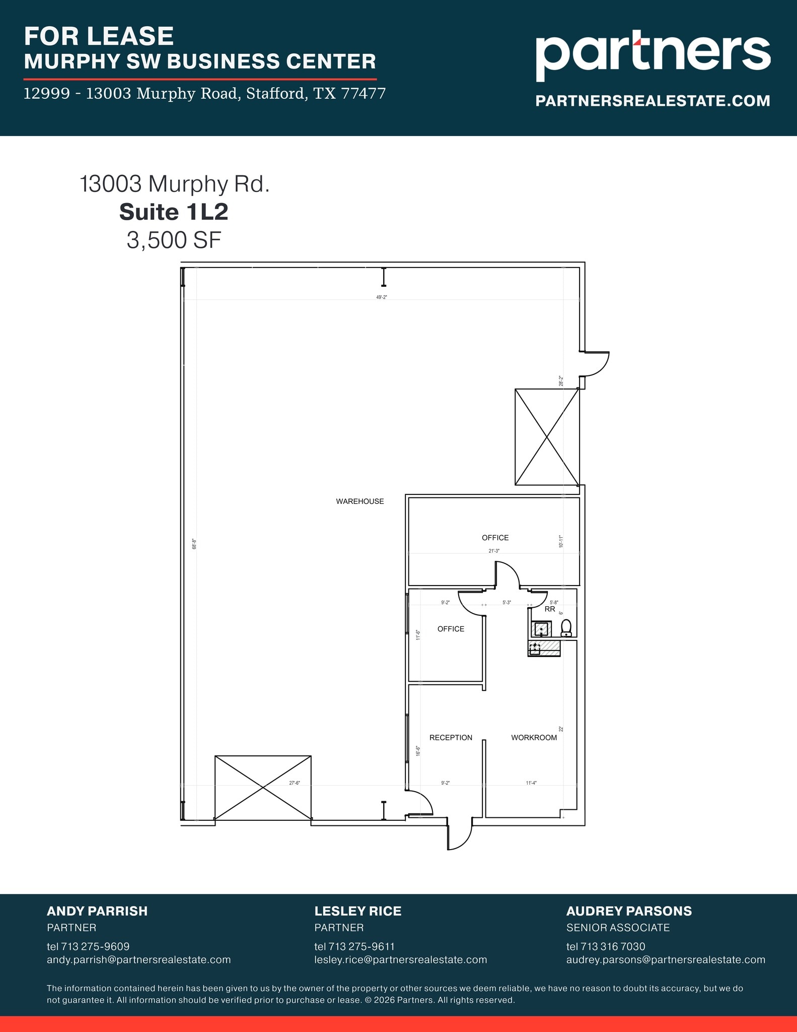 12999-13003 Murphy Rd, Stafford, TX for lease Site Plan- Image 1 of 1