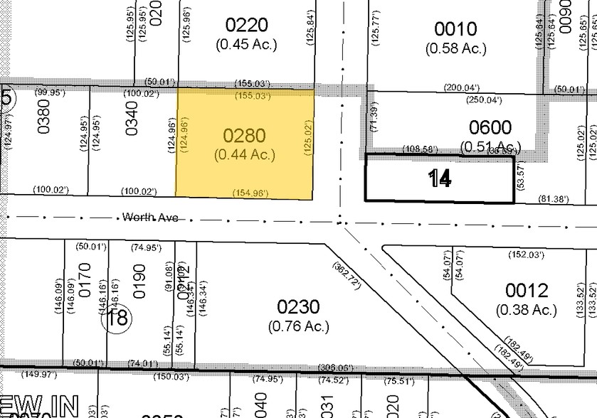 201-211 Worth Ave, Palm Beach, FL for lease - Plat Map - Image 2 of 7