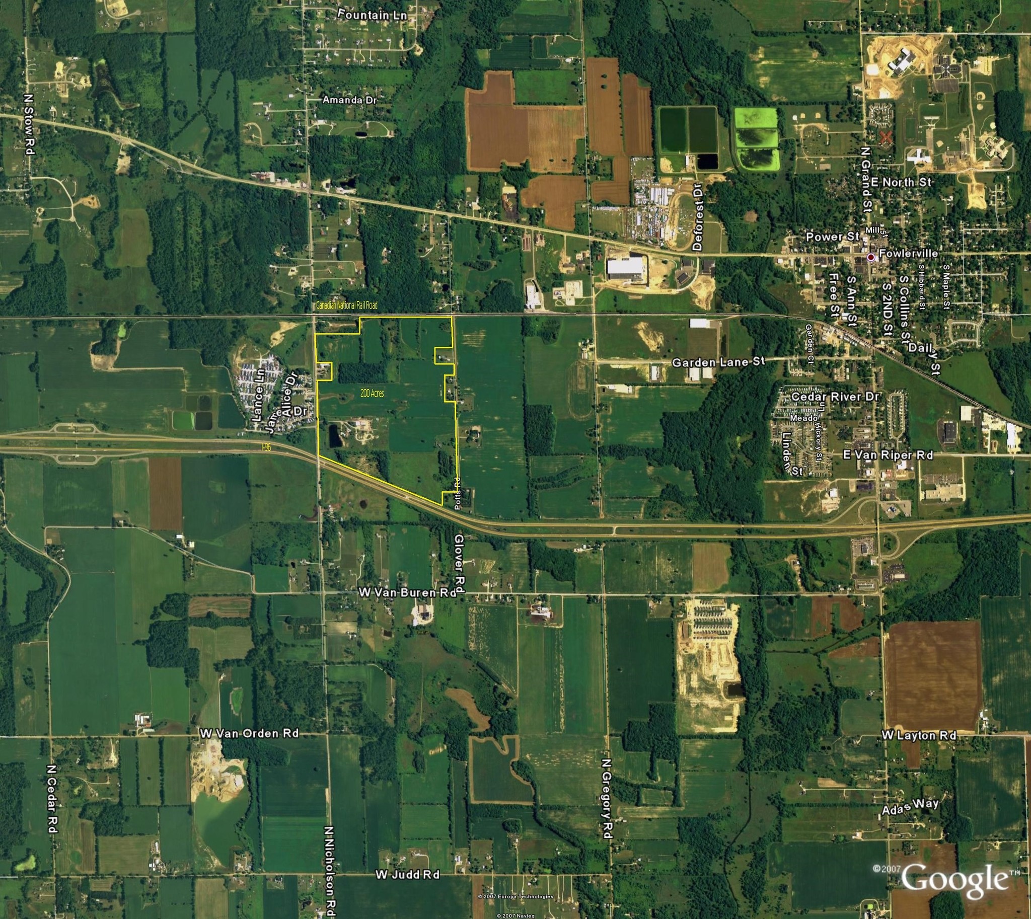 Nicholson Road & I-96, Fowlerville, MI for sale Primary Photo- Image 1 of 2