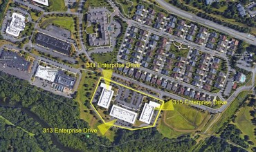 315 Enterprise Dr, Plainsboro, NJ - aerial  map view