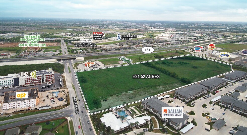 SEQ Of State HWY 151 & Ingram Rd, San Antonio, TX for sale - Building Photo - Image 1 of 2