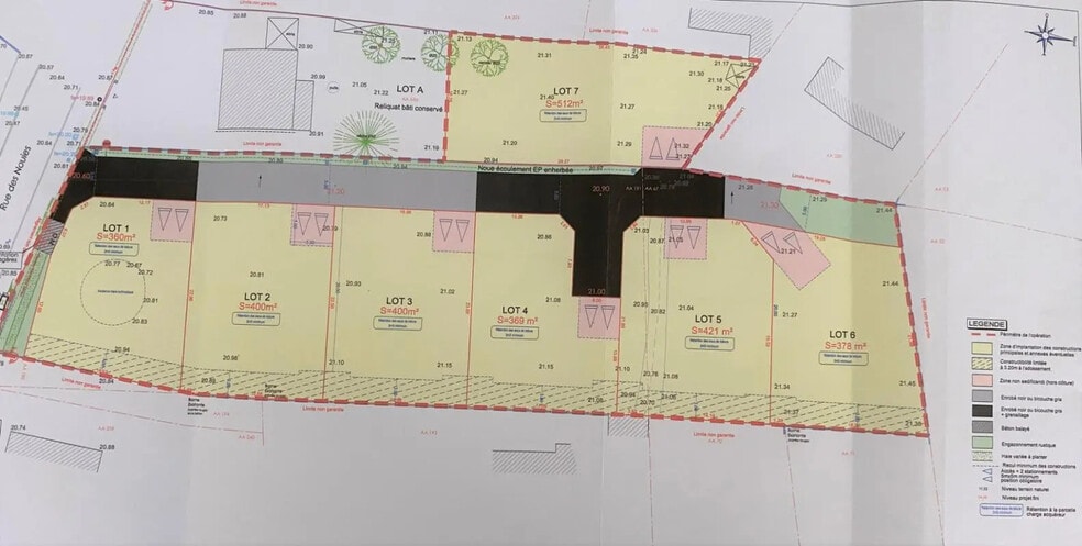 Land in Sainte-Pazanne for sale - Site Plan - Image 2 of 3