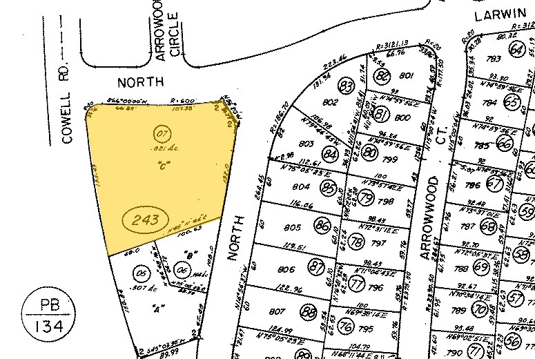 4415 Cowell Rd, Concord, CA for sale - Plat Map - Image 1 of 1