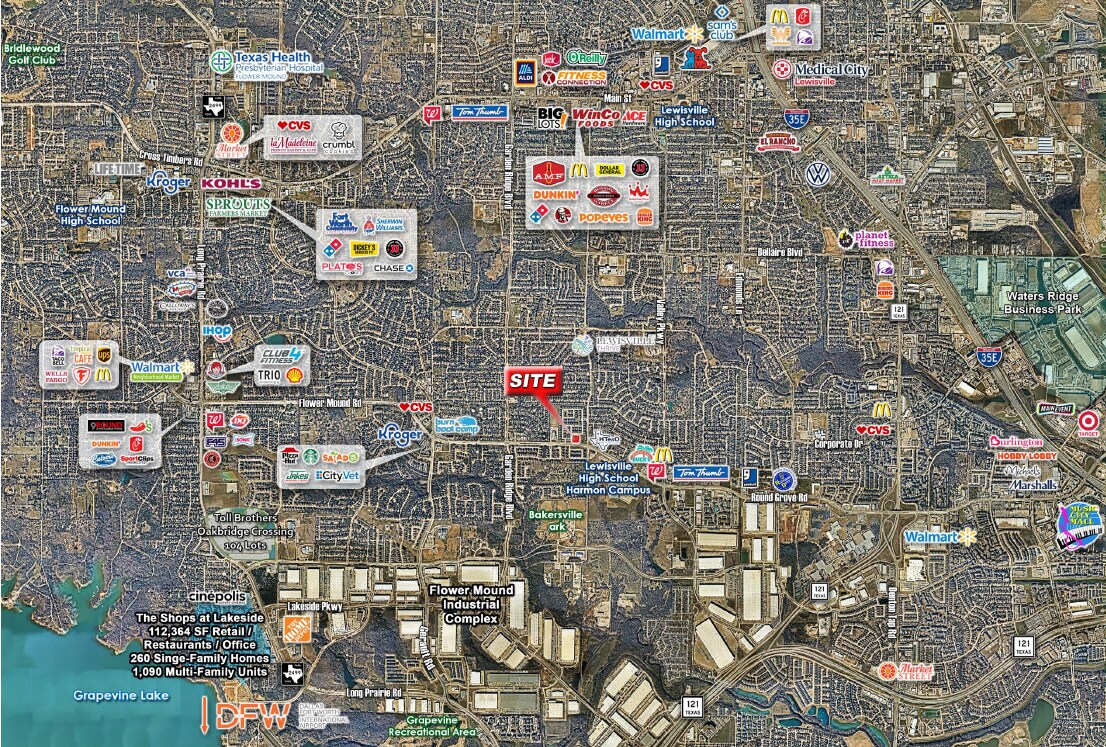 150 Flower Mound Rd, Flower Mound, TX for sale Aerial- Image 1 of 1