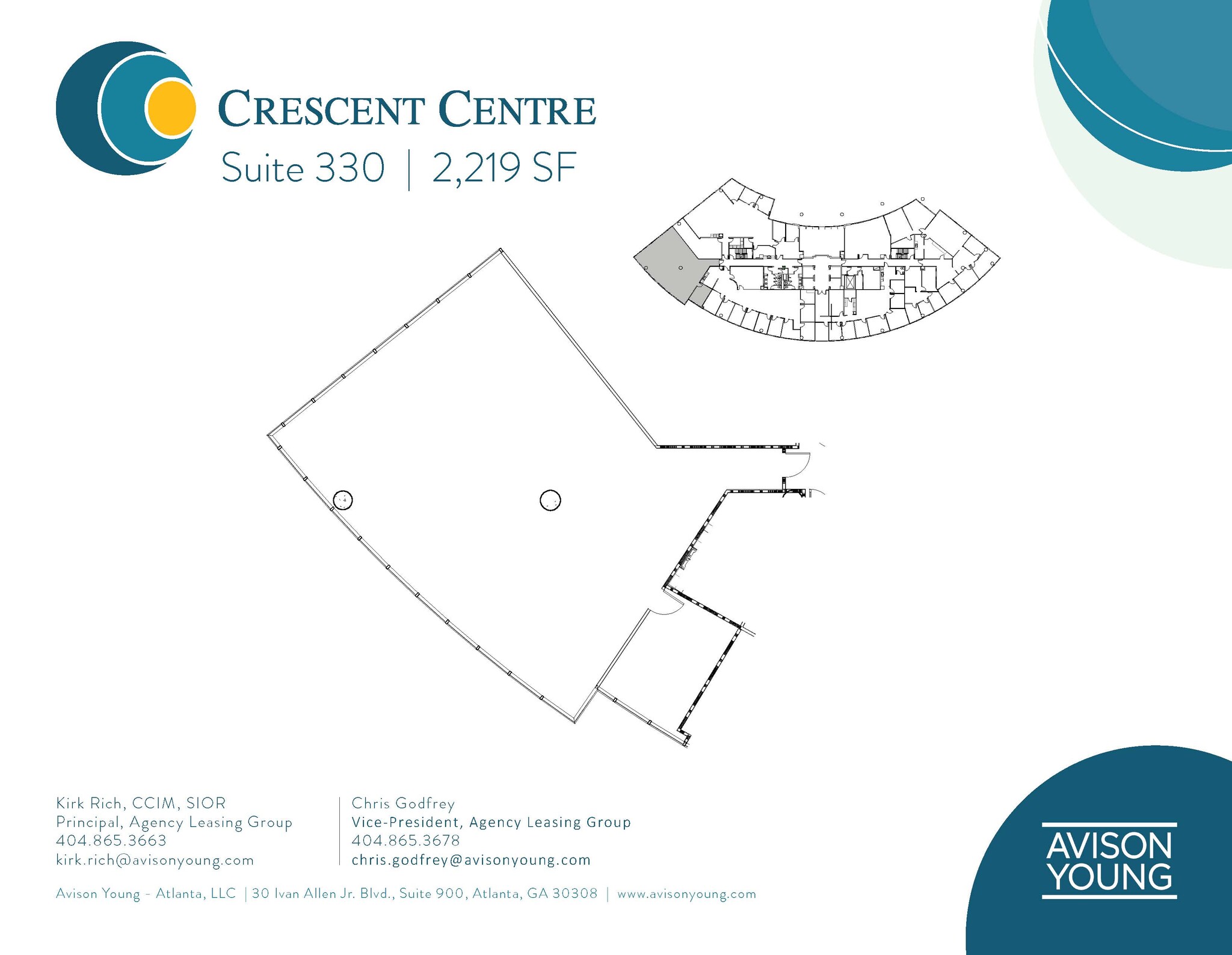 100 Crescent Center Pky, Tucker, GA for lease Floor Plan- Image 1 of 1