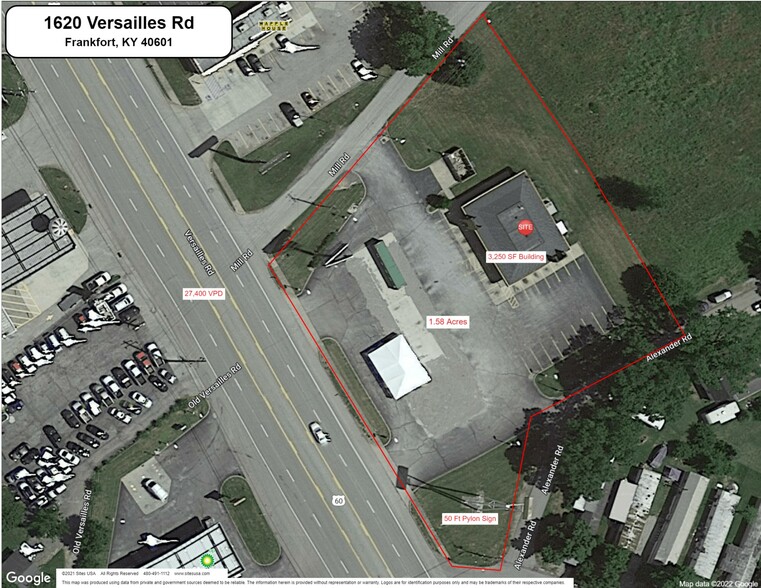 1620 Versailles Rd, Frankfort, KY for lease - Site Plan - Image 2 of 2