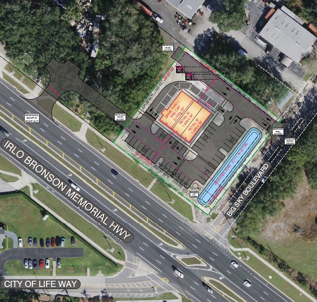 E Irlo Bronson Hwy, Kissimmee, FL for lease - Site Plan - Image 2 of 3