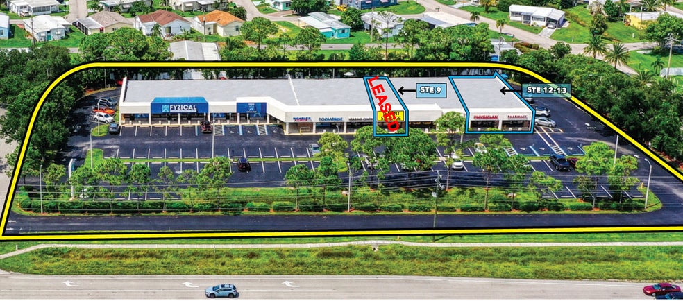 16251 N Cleveland Ave, North Fort Myers, FL for lease - Aerial - Image 1 of 2