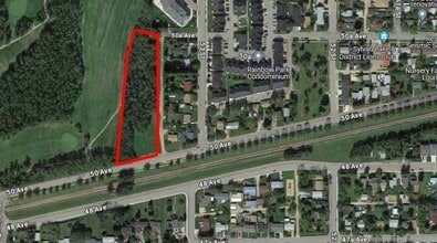 5310 50 Av, Sylvan Lake, AB - AERIAL map view - Image1