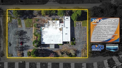 200 Dillon Cir, Spartanburg, SC - AERIAL  map view - Image1