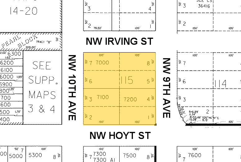 600-630 NW 10th Ave, Portland, OR for lease - Plat Map - Image 3 of 51