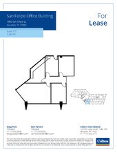 7880 San Felipe St, Houston, TX for lease Floor Plan- Image 1 of 1