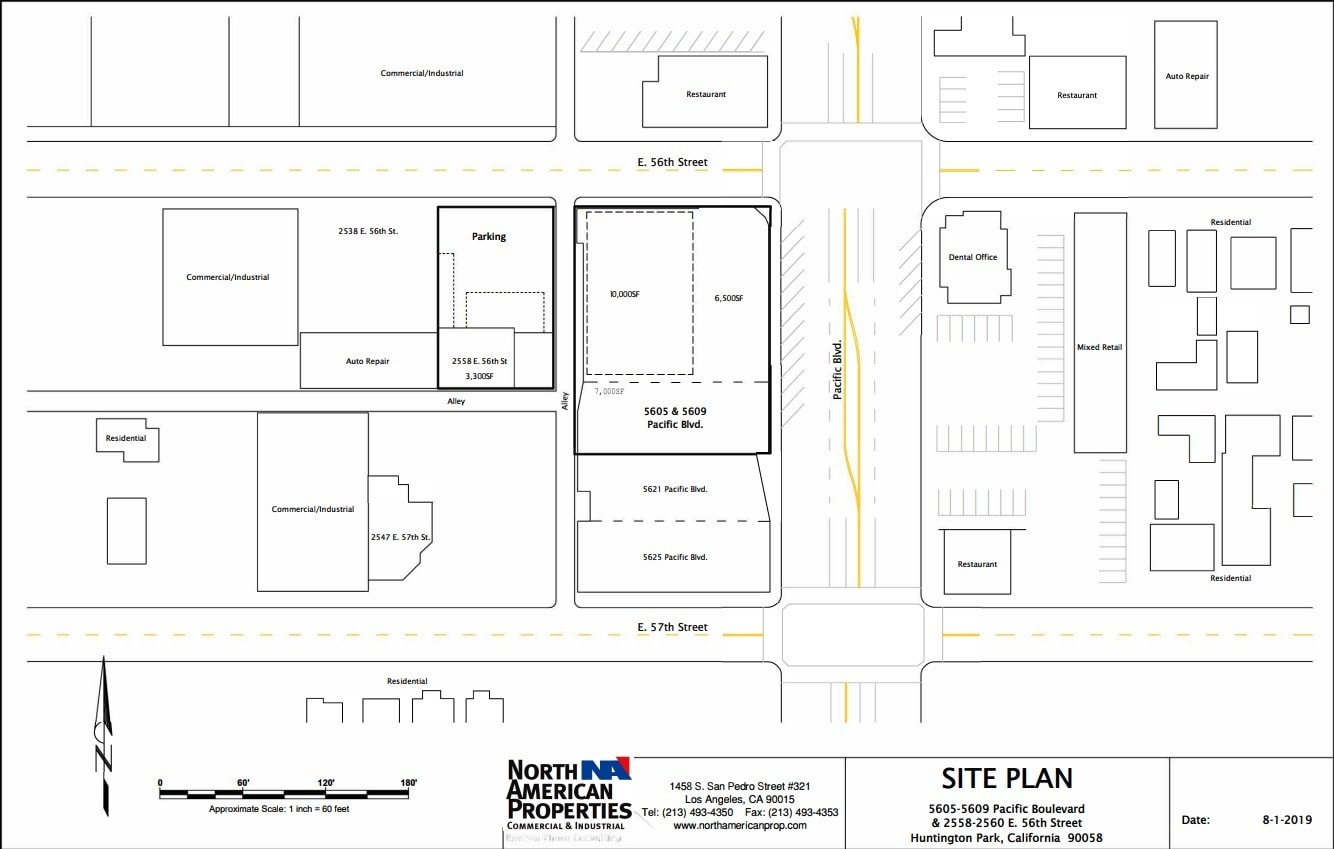 2560 E 56th St, Huntington Park, CA for lease Site Plan- Image 1 of 1
