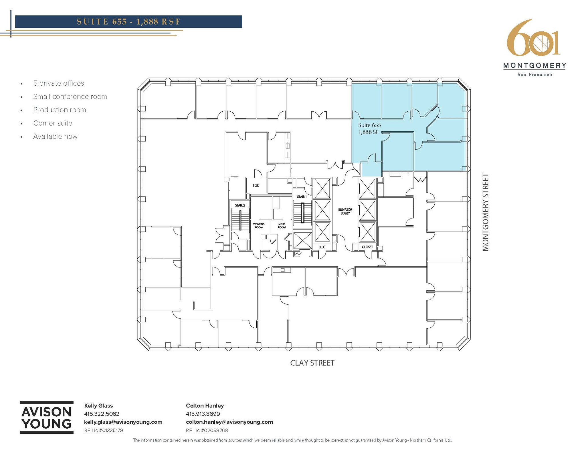 601 Montgomery St, San Francisco, CA for lease Floor Plan- Image 1 of 1