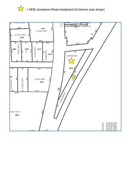 5936 Jonesboro Rd, Morrow, GA for lease - Site Plan - Image 1 of 7